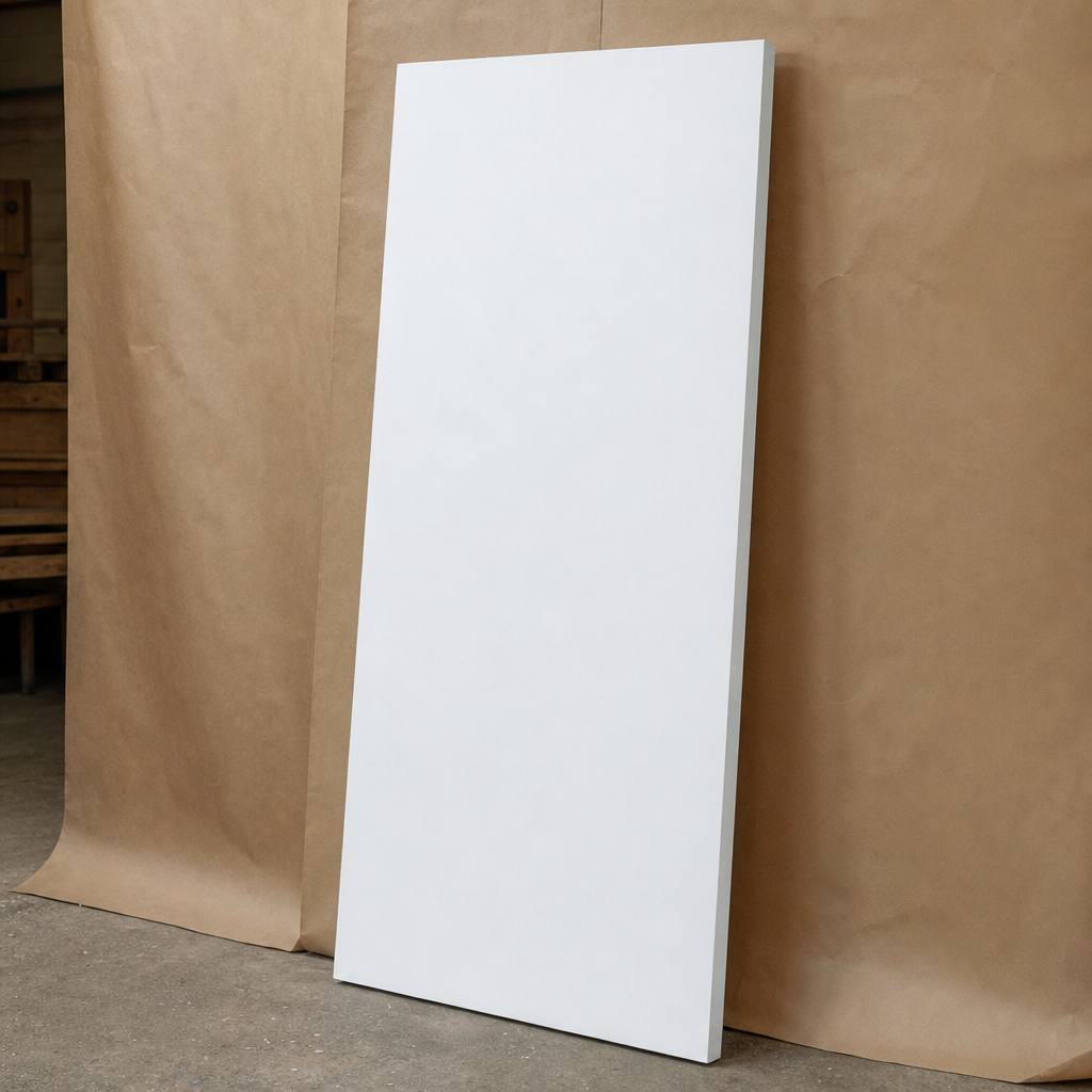 Interior flush door, hardboard, pre-primed